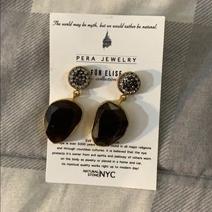 Natural stone earrings